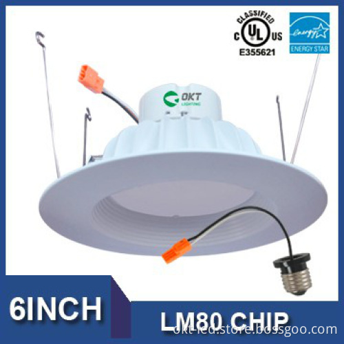 Halo can fit UL ES dimmable 6inch 11W ceiling mounted led downlight